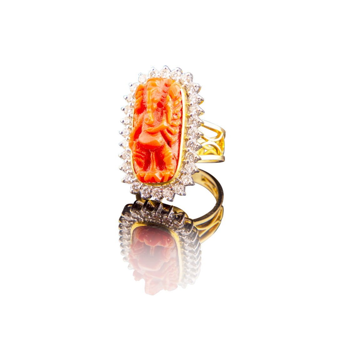 Panchadhatu Ganesh Ring For Women Panchdhatu Ganesh Ring