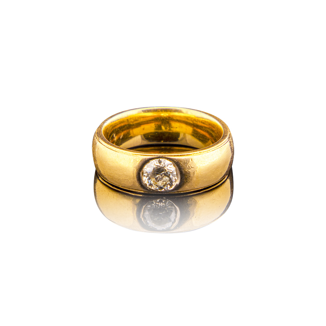 Austen Mens Gold Ring - RK Jewellers