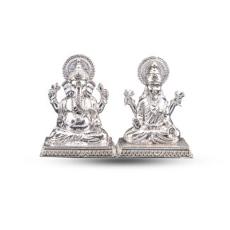 Silver lord ganesha +laxmi 624 Ganapati Jewellers Nepal
