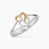 Double Heart Shaped Diamond Ring Ganapati Jewellers Nepal 10