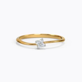 Flower Shaped Diamond Ring Ganapati Jewellers Nepal