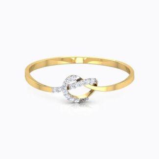 Entangled Heart Diamond Ring Ganapati Jewellers Nepal