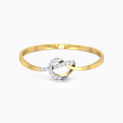 Entangled Heart Diamond Ring Ganapati Jewellers Nepal 8