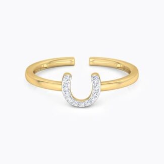 U Shaped Diamond Ring Ganapati Jewellers Nepal