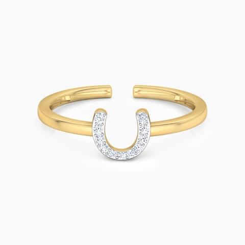 U Shaped Diamond Ring Ganapati Jewellers Nepal 8