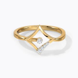 Diamond Shaped Diamond Ring Ganapati Jewellers Nepal