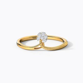 6 Diamond Clover Diamond Ring Ganapati Jewellers Nepal