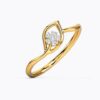 Elegant Leaf Diamond Ring Ganapati Jewellers Nepal 10