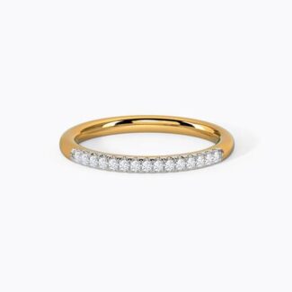 Diamond Studded Continuous Band Diamond Ring Ganapati Jewellers Nepal