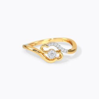 Elegant Clover Diamond Ring Ganapati Jewellers Nepal
