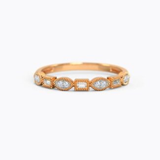 3 Shape Band Diamond Ring Ganapati Jewellers Nepal
