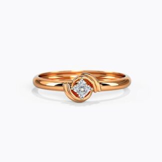 Modern Solitaire Diamond Ring Ganapati Jewellers Nepal