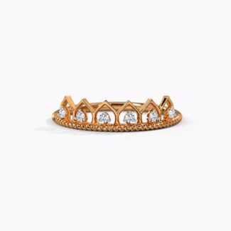 Crown Design Diamond Ring Ganapati Jewellers Nepal