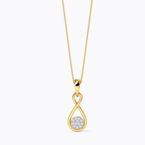 Modern Soiltaire Design Diamond Pendant Ganapati Jewellers Nepal 8