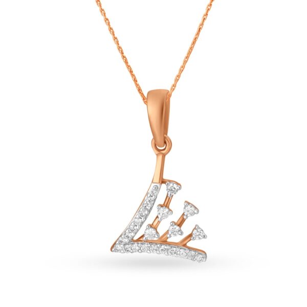 Elegant Modern Diamond Pendant Ganapati Jewellers Nepal 8