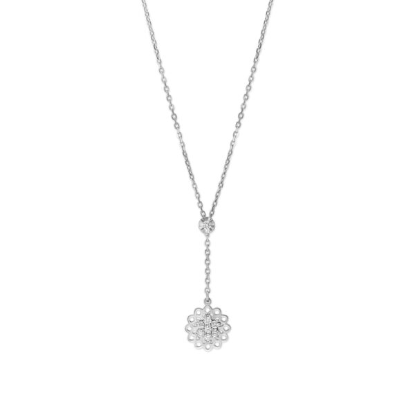 Mesmerizing Double Solitaire Design Diamond Pendant Ganapati Jewellers Nepal 8