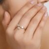 Triple Rectangle Diamond Ring Ganapati Jewellers Nepal 9
