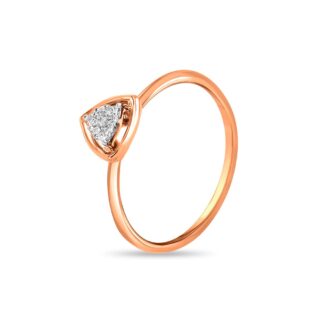 Triangle Solitaire Diamond Ring Ganapati Jewellers Nepal