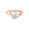Modern Wave Design Diamond Ring Ganapati Jewellers Nepal 10