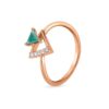 Emerald Enchanting Diamond Ring Ganapati Jewellers Nepal 11