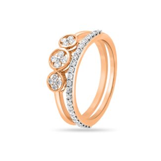 Stackable Elegant Diamond Ring Ganapati Jewellers Nepal