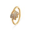 Shell Style Diamond Ring Ganapati Jewellers Nepal 10