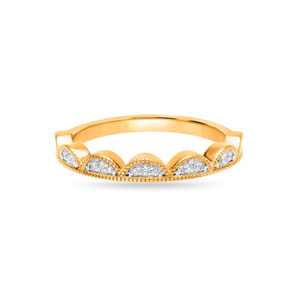 Elegant Semi Circle Diamond Ring Ganapati Jewellers Nepal 8