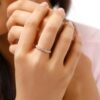 Elegant Semi Circle Diamond Ring Ganapati Jewellers Nepal 9