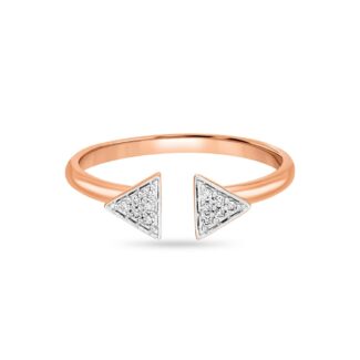 Open Triangle Diamond Ring Ganapati Jewellers Nepal