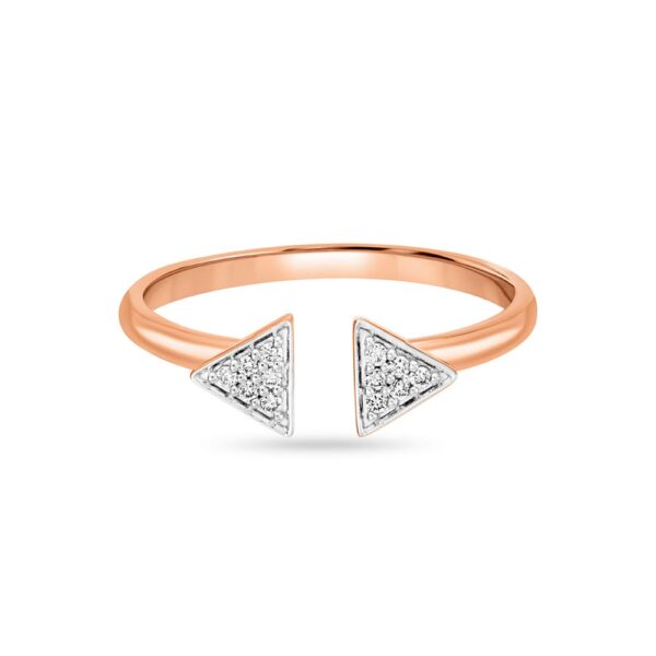 Open Triangle Diamond Ring Ganapati Jewellers Nepal 8