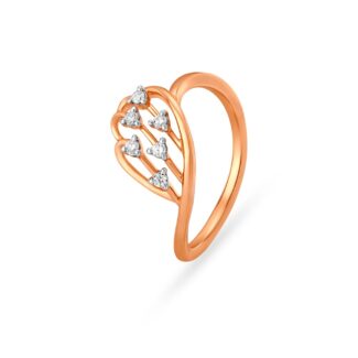 Oval Clover Diamond Ring Ganapati Jewellers Nepal
