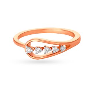 Single Oval Line Diamond Ring Ganapati Jewellers Nepal
