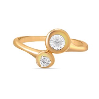 Double Circle Diamond Ring Ganapati Jewellers Nepal