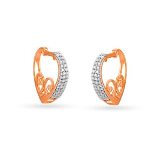 Chic Julie Diamond Earrings Ganapati Jewellers Nepal