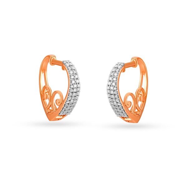Chic Julie Diamond Earrings Ganapati Jewellers Nepal 8