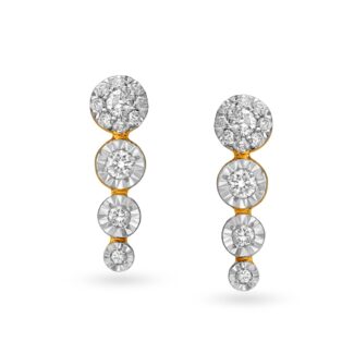 4 Piece Solitaire Design Julie Diamond Earrings Ganapati Jewellers Nepal