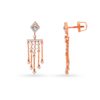 Modern Hanging Chain Diamond Earrings Ganapati Jewellers Nepal 9