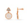 Modern Circular Diamond Earrings Ganapati Jewellers Nepal 9