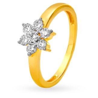 Mesmerizing Flower Diamond Ring Ganapati Jewellers Nepal