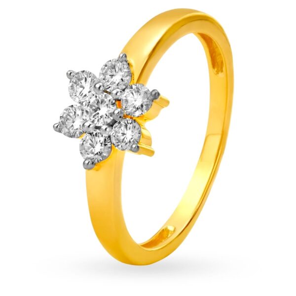 Mesmerizing Flower Diamond Ring Ganapati Jewellers Nepal 8