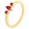 Beautiful Ruby Band Diamond Ring Ganapati Jewellers Nepal 11