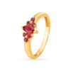 Mesmerzing Ruby  Diamond Ring Ganapati Jewellers Nepal 10