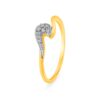 Beautiful Curve Design Diamond Ring Ganapati Jewellers Nepal 9