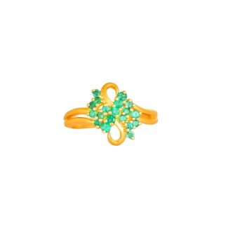 Elegant Emerald Diamond Ring Ganapati Jewellers Nepal 9