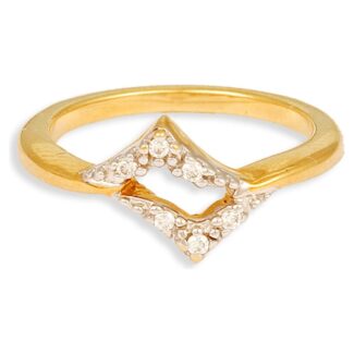 Beautiful Rectangular Diamond Ring Ganapati Jewellers Nepal