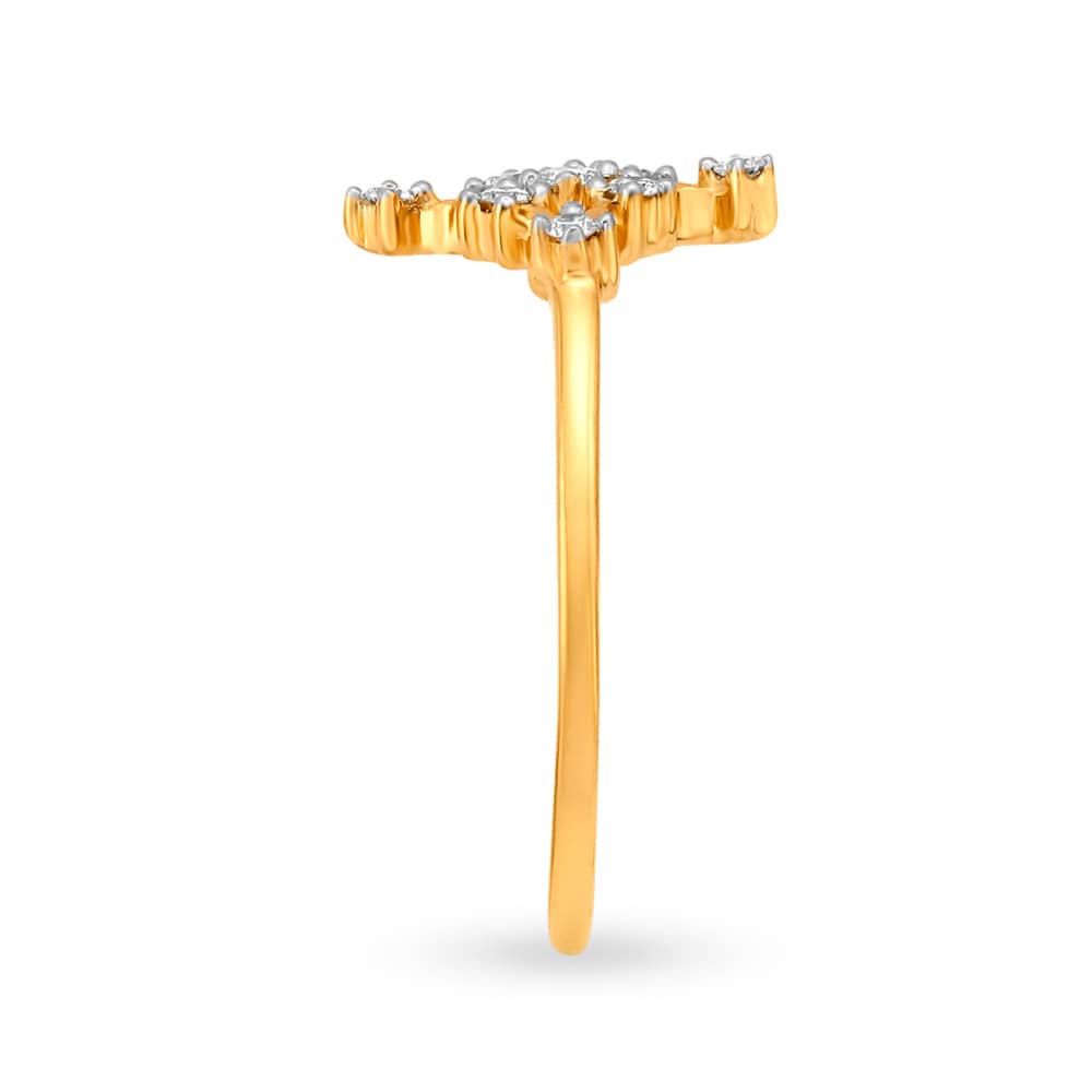 Aesthetic Lavish Design Diamond Ring - Ganapati Jewellers Nepal