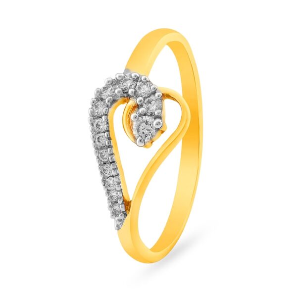 Aesthetic Heart Diamond Ring Ganapati Jewellers Nepal 8