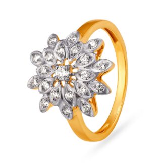 Bold Flower Diamond Ring Ganapati Jewellers Nepal