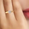 Beautiful Flower Diamond Ring Ganapati Jewellers Nepal 9