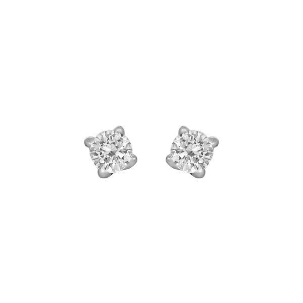 Chic Solitaire Design Diamond Earrings Ganapati Jewellers Nepal 8